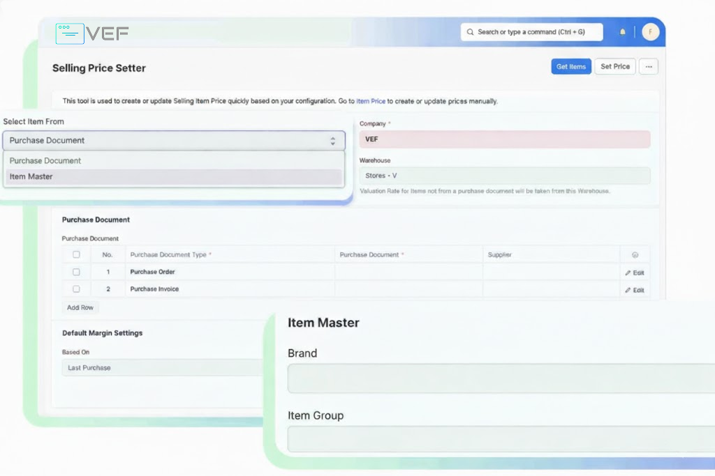 Selling Price Setter (Pengaturan Harga Jual)